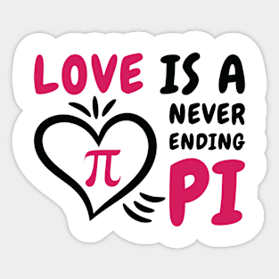 Pi Day Love Pi Symbol Mathematics Number Sticker